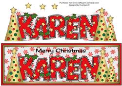 Buttons Christmas Trees Karen Large Dl