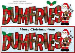 Merry Christmas from Dumfries Large Dl