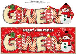 Cute Snowman Gwen Large Dl