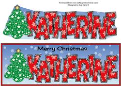 Christmas Tree Katherine Large Dl