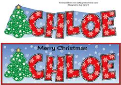 Christmas Tree Chloe Large Dl