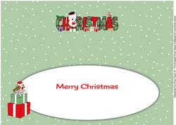 Bagpiper White Jazz the Dog Christmas Large Dl 3 Insert