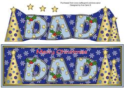 Buttons Christmas Trees Dad Large Dl