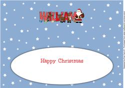 Santa and His Reindeers William Large Dl Insert