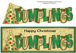 Buttons Christmas Trees Ii Dumplings Large Dl