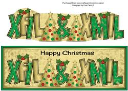 Buttons Christmas Trees Ii Xfil & Xmil Large Dl