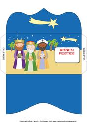 3 Wise Men Money Wallet Bones Festes