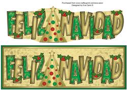 Buttons Christmas Trees Ii Feliz Navidad Large Dl