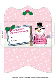 Snowman Money Wallet 5