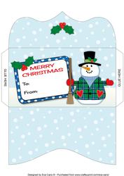 Snowman Money Wallet 6