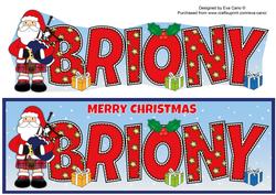 Scottish Santa Briony Large Dl