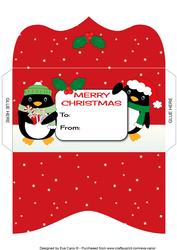 Christmas Penguins Money Wallet 2