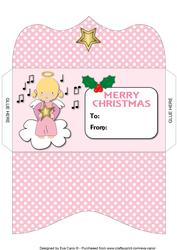 Christmas Angel with Star Money Wallet