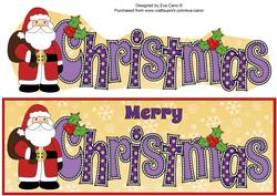 Santa in Coat Christmas Large Dl 4
