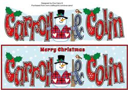 Snowman Carroll & Colin Large Dl