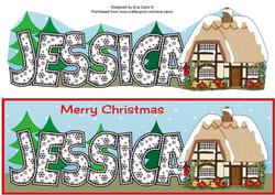 Christmas Cottage Jessica Large Dl