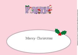 Christmas Fairies Faith Large Dl Insert