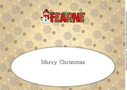 Cute Snowman Fearne Large Dl Insert