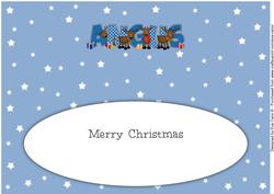 Rudolf and Friends Angus Large Dl Insert