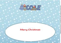 Christmas Teddies Cole Large Dl Insert