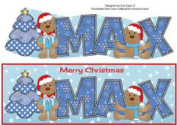 Christmas Teddies Max Large Dl