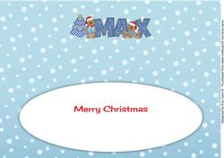 Christmas Teddies Max Large Dl Insert