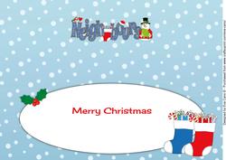 Snowman with Tree Neighbours Large Dl Insert