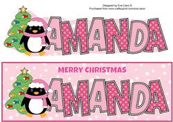 Eddie the Penguin Amanda Large Dl