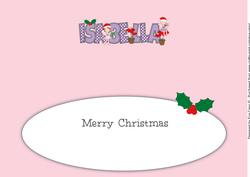 Christmas Fairies Isabella Large Dl Insert