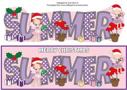 Christmas Fairies Summer Large Dl