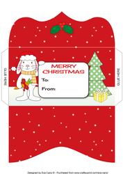 Christmas Bunny Money Wallet 2