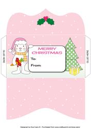 Christmas Bunny Money Wallet 4