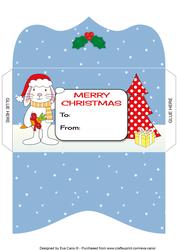 Christmas Bunny Money Wallet 5