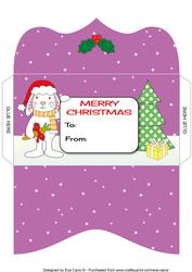 Christmas Bunny Money Wallet 6