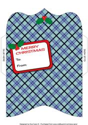 Christmas Tartan Money Wallet 4