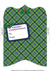 Christmas Tartan Money Wallet 5