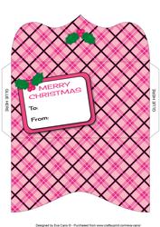 Christmas Tartan Money Wallet 6