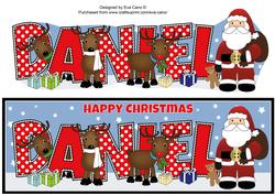 Santa and His Reindeers Daniel Large Dl