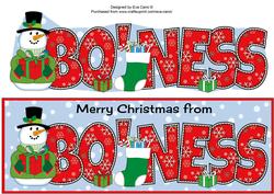 Merry Christmas from Bo'ness Large Dl
