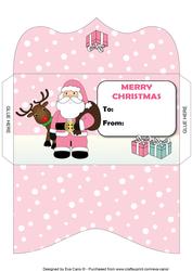 Santa and Rudolf Money Wallet 6