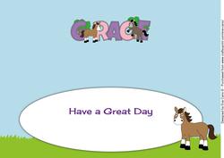 Horses Grace Large Dl Insert