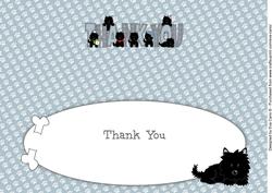Black Jazz and Friends Thank You Large Dl Insert