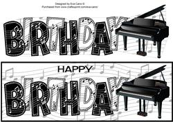 Piano Theme Birthday Large Dl