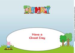 Pinkie Pigs Day Out Henry Large Dl Insert