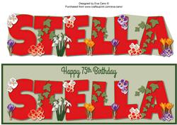 Flowers Stella 75th Large Dl