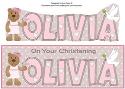 Christening Olivia Large Dl
