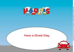 Kiddie Cars Harris Large Dl Insert