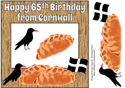 Cornish Theme 8x8 Frame