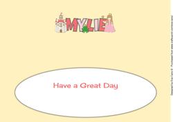 Little Princess Mylie Large Dl Insert