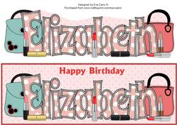 Handbags & Lipsticks Elizabeth Large Dl